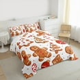 thumbnail image 3 of Castle Fairy Child Gingerbread Man 2pcs Bedding Comforter Set,Polka Dots Twin Comforter Sets,Merry Christmas Breathable Bedding Set,Luxury Bedroom Decor, 3 of 8