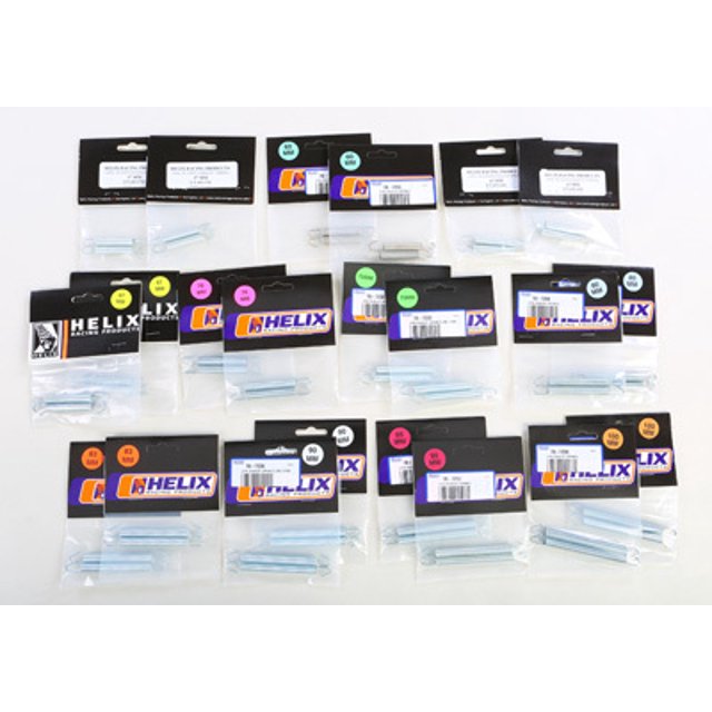 Helix Racing Produits Ressorts d'Échappement Pack de Marchands en Zinc