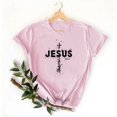 thumbnail image 4 of VBTAPA Easter Bunny T Shirt Womens Cute Rabbit Graphic Tee Shirts Trendy Casual Short Sleeve Crewneck Tops Limited Time Sales of Today Pink XL, 4 of 6