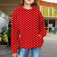 thumbnail image 2 of Mercatoo Cute Print Hooded Pullovers for Kids Solid Color Trendy Casual Sweatshirts Teen Comfortable Long Sleeve Hoodies, 2 of 7