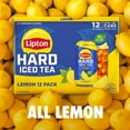 thumbnail image 6 of Lipton Hard Iced Tea Lemon, 12 pack, 12 fl oz Cans, 5% ABV, Naturally Caffeinated, 6 of 6