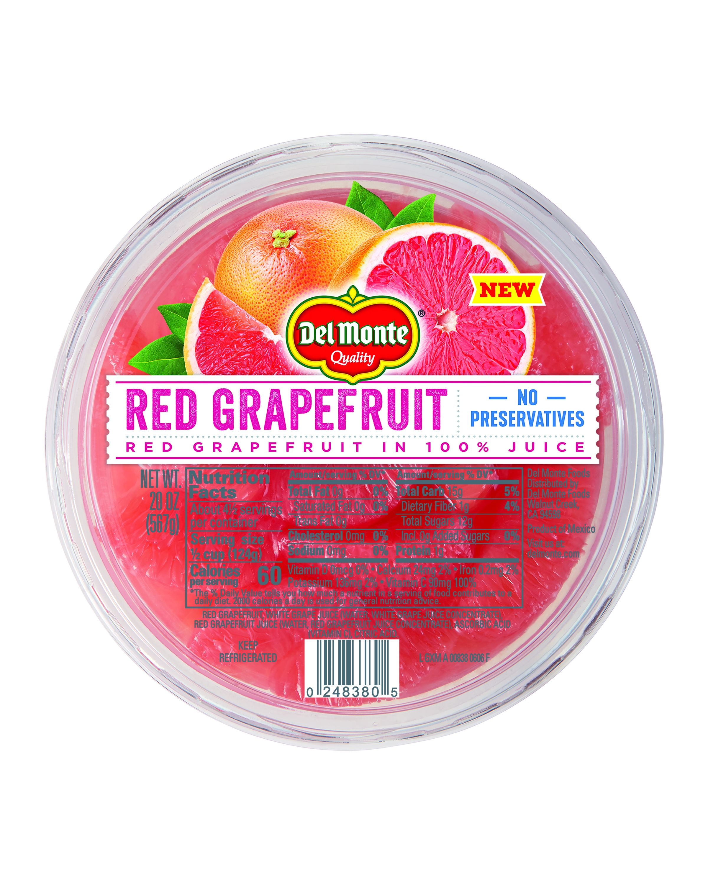 Del Monte Red Grapefruit in 100 Juice, 20.0 oz Can