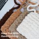 thumbnail image 5 of Hilo grueso Cozyful #10 Jumbo Chenille, 8 madejas, crema, 5 of 8