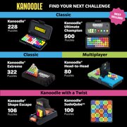 Educational Insights Kanoodle 3D Brain Teaser Puzzle Game, Set of 12, 228 Challenges, Ages 7+