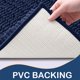thumbnail image 5 of Alfombra de baño Arotive Luxury Chenille extra suave de 90 x 60 cm, color azul marino, 5 of 8