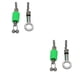 thumbnail image 2 of Soidarity Indicadores de mordida prácticos resistentes al desgaste Conector de pesca de acero inoxidable Sensor colgante Indicador de cadena Verde 2Conjunto, 2 of 6