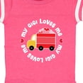thumbnail image 4 of Inktastic My Gigi Loves Me Valentine Truck Boys or Girls Baby Bodysuit, 4 of 5