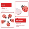 thumbnail image 3 of SHISUYAN 50pcs Ladybug Charm Mini Resin Charms Tiny Resin Insect Animals Mini Ladybugs for Crafts, 3 of 9
