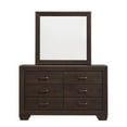 thumbnail image 3 of Maklaine 4-piece Wood Eastern King Bedroom Set in Brown and Dark Cocoa, 3 of 11
