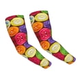 thumbnail image 6 of Lsque Brightly Colored Cupcakes Cooling Arm Sleeves for Men & Women -Compression Sleeves to Cover Arms for Working,Sun Sleeves for UV Protection,Breathable, Moisture-Wicking, 6 of 8