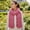 Pink, variant on Button up Cardigan Effect Knit Yarn Shawl Scarf