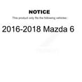 thumbnail image 2 of Transit Auto Front Rear Hub Bearings Assembly Coated Disc Brake Rotors and Ceramic Pads Kit (10Pc) for Car 2016-2018 Mazda 6 - Left Right Side (Driver Passenger) KBB-121003, 2 of 11
