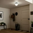 thumbnail image 2 of 52586BK Kichler Lighting Albers - 1 Light Flush Mount-8.5 Inches Tall and 8 Inches Wide-Black Finish, 2 of 6