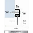 thumbnail image 2 of Fire Rated/Aluminum Door Sweep with Solid Rubber Extrusion (7583MA), 11/32”W x 1.19”H (36"), 2 of 4