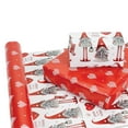 thumbnail image 4 of Current Gnome for the Holidays Jumbo Christmas Double-Sided Rolled Gift Wrap - Heavyweight, 23 x 32 Feet, 4 of 8