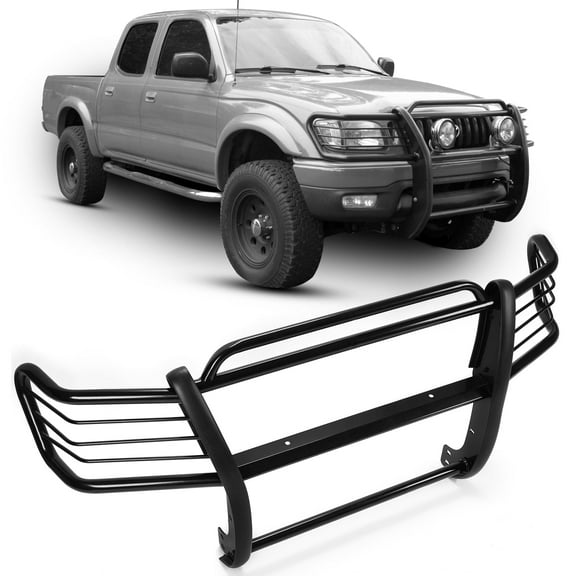 Kojem Front Bumper Brush Guard Fit for 1998-2004 Toyota Tacoma, Black Grill Guard,Push Bar
