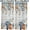 Blue Light Gray, variant on Summer Yellow Lemon Filling Kitchen Curtains 63 Inches Long, White Black Stripes Grain Rod Pocket Window Curtains Panels for Bathroom, Light Filtering Treatment Curtains Drapes 42''''x63''''