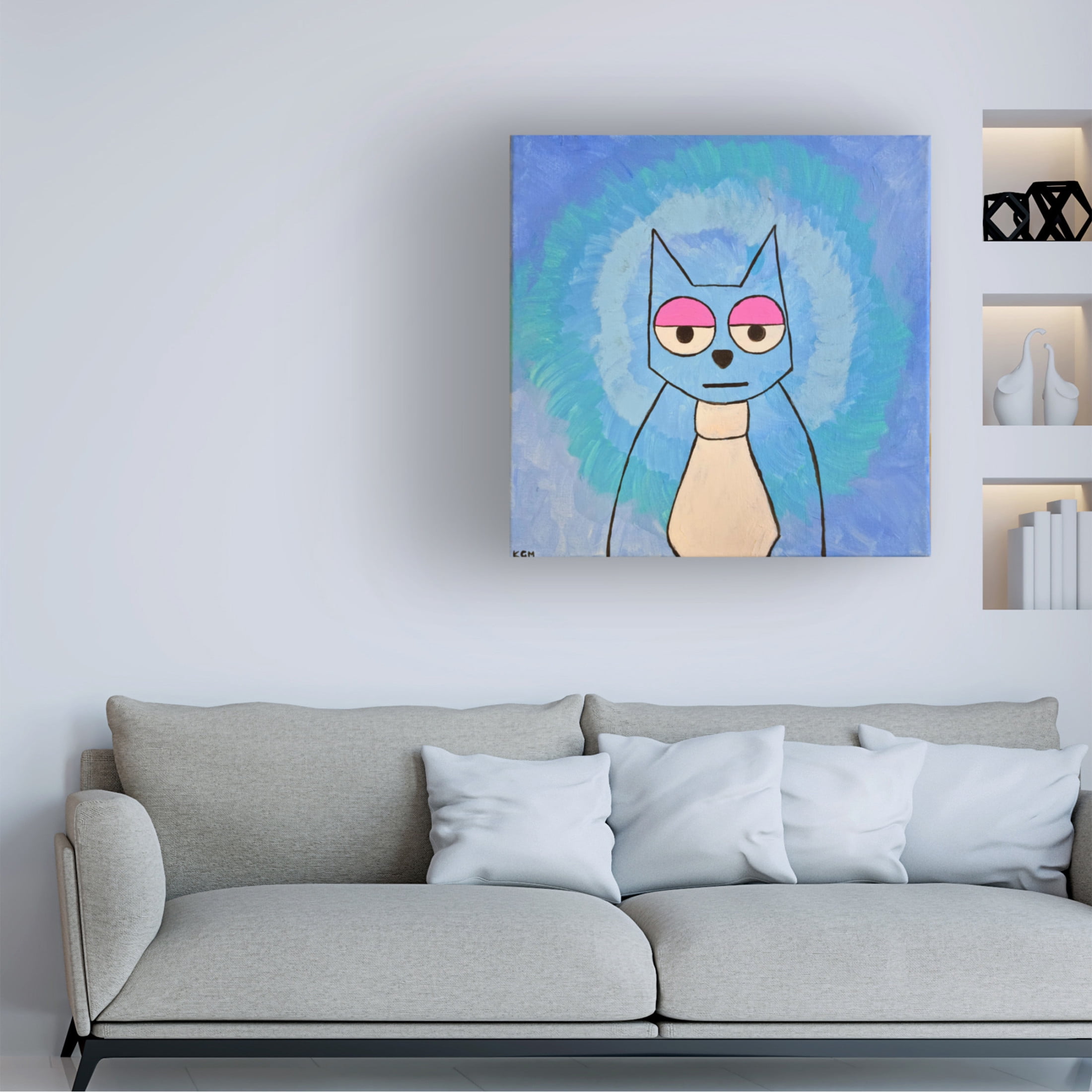 Trademark Fine Art Gulnara Khamitova  Cat Canvas Wall Art