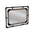 thumbnail image 5 of Furniture of America Gee Industrial Metal Wall Mirror in Antique Black, 5 of 8