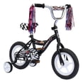 thumbnail image 2 of Micargi MBR12 12" inch Kids Bicycle with Removeable Training Wheels Black Bike, 2 of 4