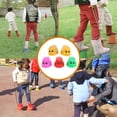 thumbnail image 3 of MasteelfCA 5 Pcs Adorable Children Stilts Smiling Face Pattern Stilts Shoes Kids Interactive Toy, 3 of 8