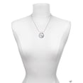 thumbnail image 3 of Delight Jewelry Silvertone Nurse's Prayer Heart - Lord Guide Hero Ring Charm Necklace, 18", 3 of 4