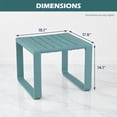 thumbnail image 2 of Resenkos Patio&nbsp;Coffee&nbsp;Tables,Patio Tables,Weather Resistant Adirondack Outdoor Side Table Set of 2-Blue, 2 of 7