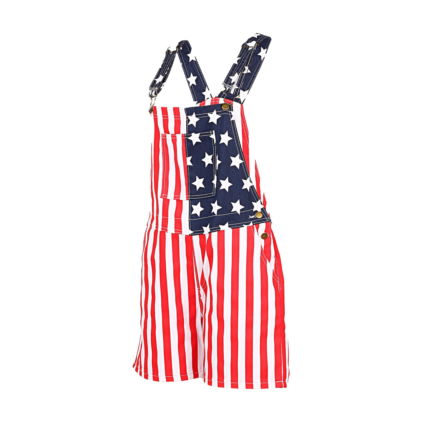 Splozh Newborn Baby Clothes Toddler Boys and Girls Printed Overalls Shorts Romper Festival Jumpsuits Red,11-12 Years