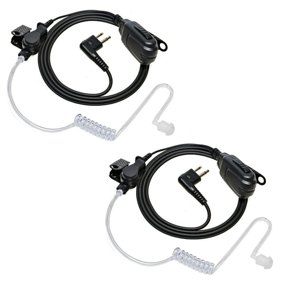 Surveillance Walkie Talkie Earpiece with Mic for Motorola CP100  CLS1110 CLS1410 2-pin Walkie Talkie