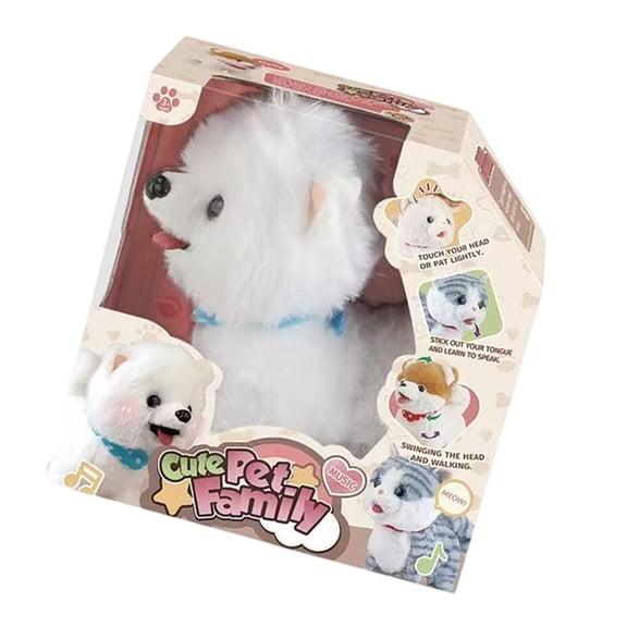 Sinyiin Interactive Plush Electric Animal Toy Realistic Sound Robot Action Plush Pet Toy