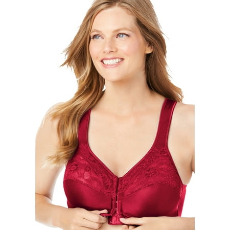 

Comfort Choice Women s Plus Size Easy Enhancer&Reg; Front-Close Wireless Bra Bra