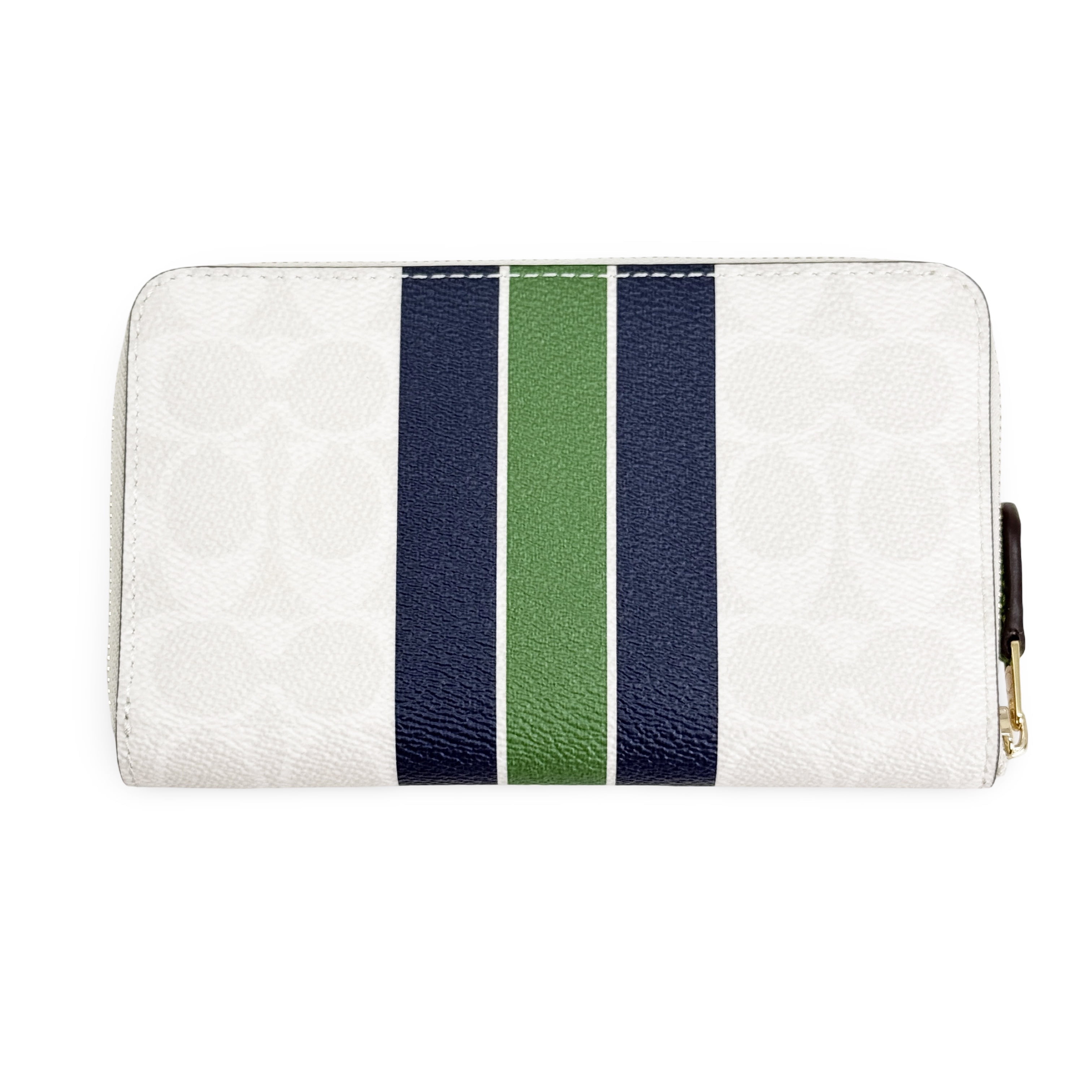 Coach Women's Medium ID Zip Wallet in Signature Canvas with