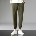 thumbnail image 2 of Zszcpp Work Pants Men Pockets Long Hiking Outerwear Twill Track Sweat Joggers Drawstring Trousers Casual Trouser, 2 of 9