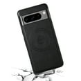 thumbnail image 2 of Decase for Google Pixel 7A, [Compatible with Mag-Safe] Premium PU Leather Shockproof Rugged Bumper Case Support Magnetic Car Mount Ultra Thin Magnetic Phone Shell for Google Pixel 7A - Black, 2 of 4