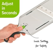 PrepSolutions Stainless Steel Blade Easy Adjustable Mandolin Slicer