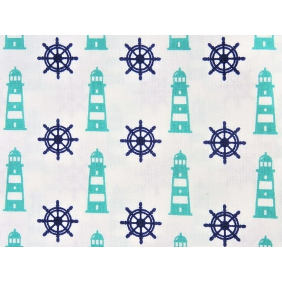 Cotton Poplin Dress Fabric Aqua - per yard