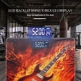 thumbnail image 3 of Bathroom Scale, Highly Accurate Digital Body Scale,Precisely Measures Weight up to 400 lbs-Flaming Guitar With High-Resolution, 3 of 4