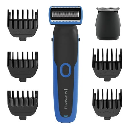 Remington WETech™ Face and Body Grooming Kit, Blue/Black, (Best Male Body Hair Trimmer)