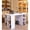White, variant on Venture Horizon Project Center Desk with 9-Cubby Bookcase and 3 Bin Cabinet - White