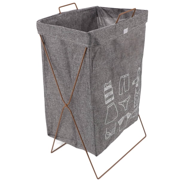 Cesta Plegable Para Ropa Sucia, Uso Multiusos, Cesta Plegable Para Ropa Sucia Con Marco De Hierro Resistente Para Uso Doméstico Para Almacenar Ropa Sucia