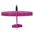 thumbnail image 3 of Avión de espuma que lanzaba avión de espuma, lanzamiento a mano de juguete de avión fácil de volar, juguete de avión de planeador para niños, niños, violeta, 3 of 8