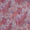 thumbnail image 2 of Zelouf Rayon Lawn Print  , Sewing, DIY, Crafts Fabric by the Yard, 341 Red/navy, 20 Yard, 2 of 2