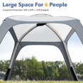 thumbnail image 3 of Refugio inflable OakpeDion, instalación instantánea, 3 x 3 m, para acampar, 3 of 7