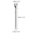thumbnail image 2 of Split Cotter Pin -2.5mm x 30mm 304 Stainless Steel 2-Prongs Silver Tone 120Pcs, 2 of 5