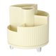 thumbnail image 1 of Organizador de maquillaje giratorio Unique Bargains vitrina de cosméticos 360 grados beige, 1 of 8