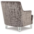 thumbnail image 3 of Signature Design by Ashley Contemporary Gloriann Accent Chair  Charcoal, 3 of 4