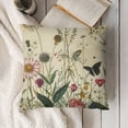 thumbnail image 3 of YINGXI Throw Pillow Cover,Flower Decoration for Sofa Couch 20x20in, 3 of 5