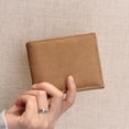 thumbnail image 3 of QualitChoice Men S Short Wallet Sleek And Practical For Everyday And Important Commemorative Gifts Are Most brown, 3 of 6