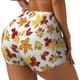 thumbnail image 1 of Fotbe Autumn Leaves 1 Shorts Sin Costuras – Shorts Deportivos de Cintura Alta para Mujer, Elásticos para Gimnasio, Yoga, Running o Ciclismo-Large, 1 of 8