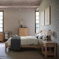thumbnail image 4 of Grain Wood Furniture Loft Queen Size Solid Wood Bed, Acacia, 4 of 7